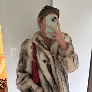Vintage faux fur jacket